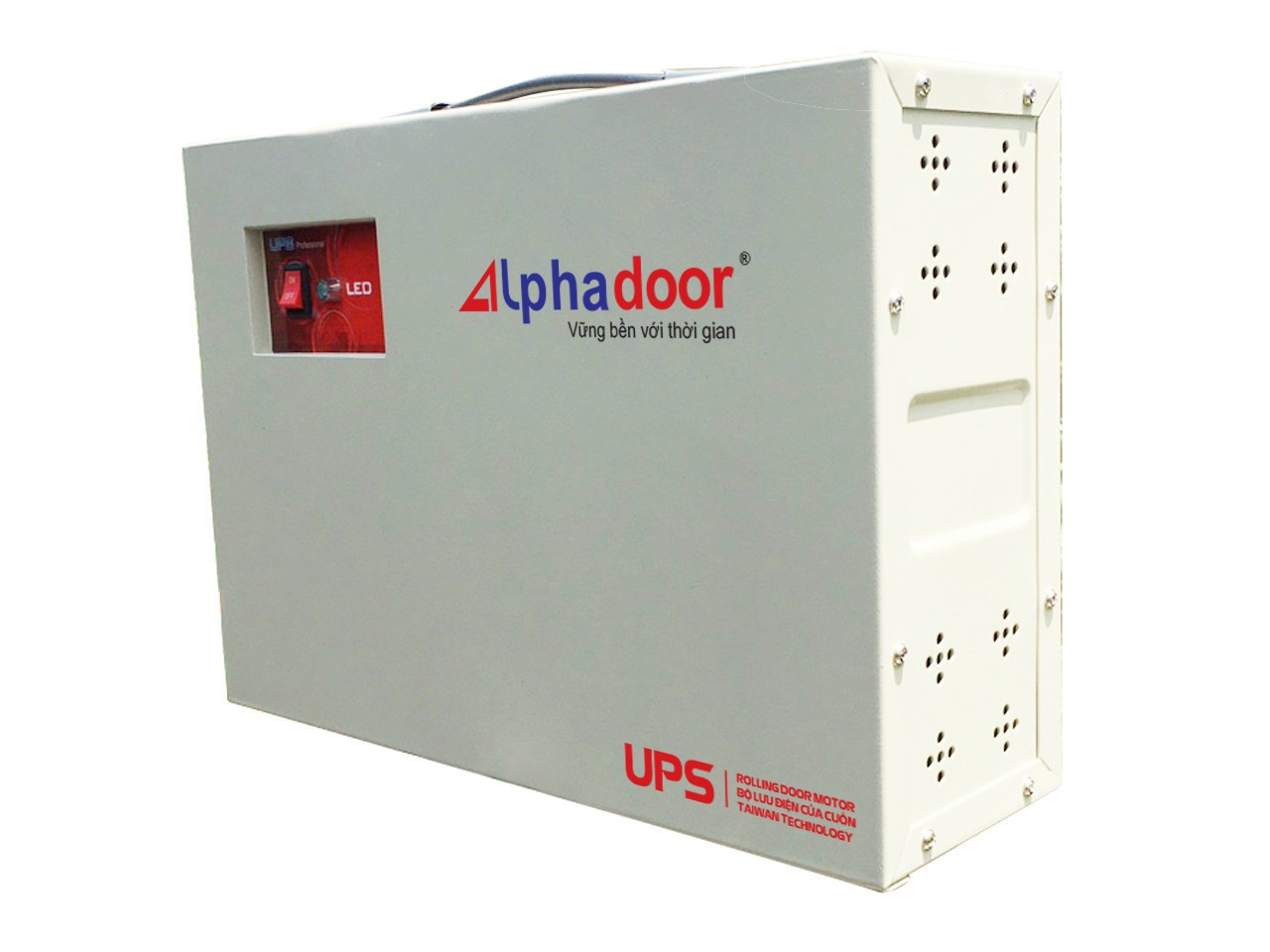 Bình lưu điện cửa cuốn Alphadoor